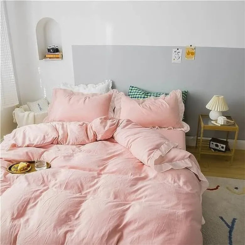 Ruffled Edge Marseille Eden Quilt / Doona / Duvet Cover set