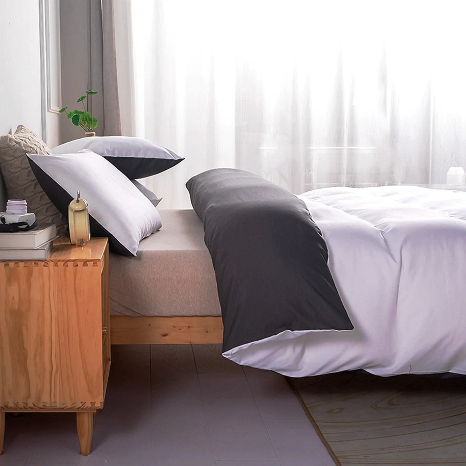 Stripe Bijou Willow Quilt / Doona / Duvet Cover set
