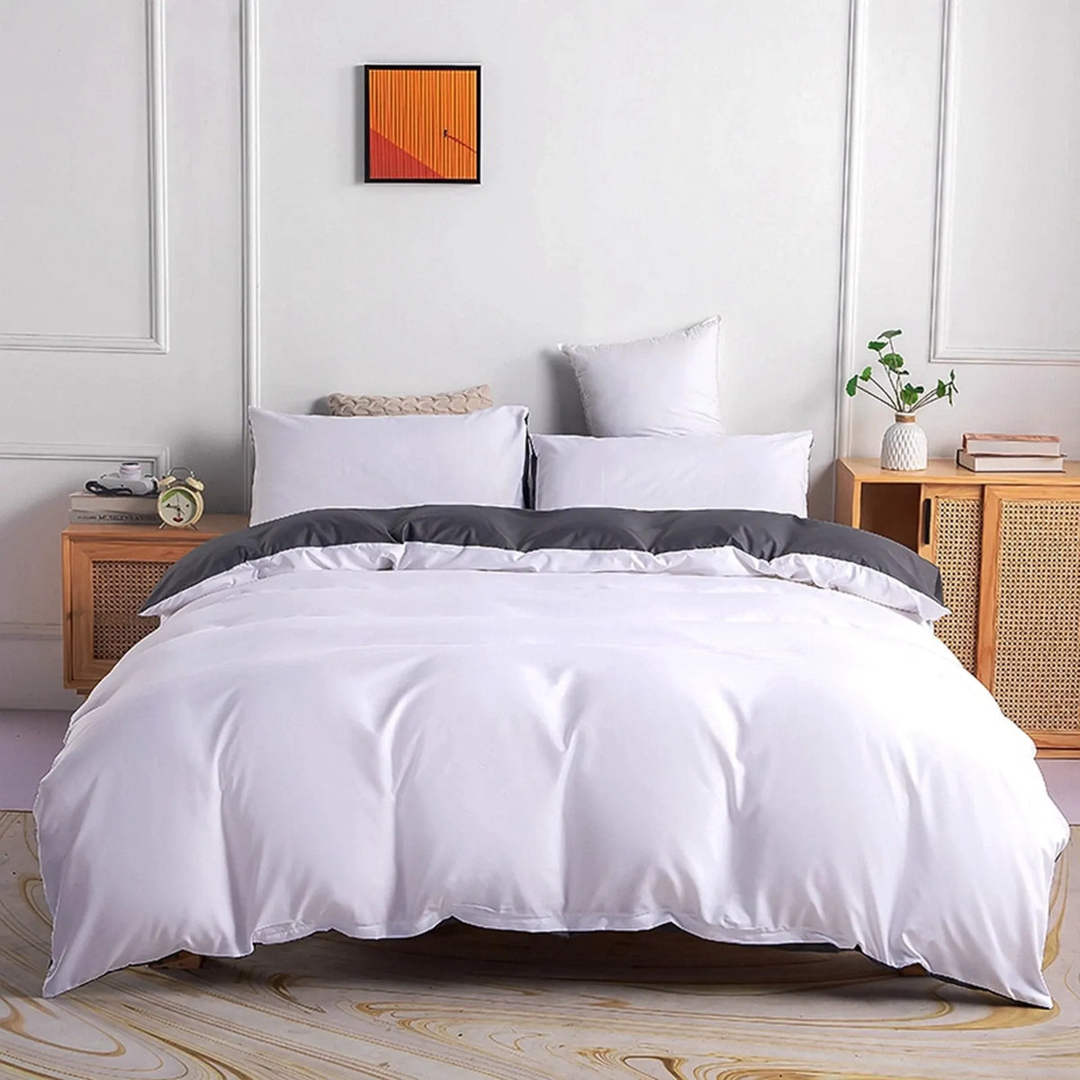 Stripe Bijou Willow Quilt / Doona / Duvet Cover set