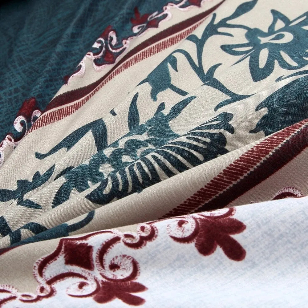 Bohemian Jade Lisbon Gallery Quilt / Doona / Duvet Cover set