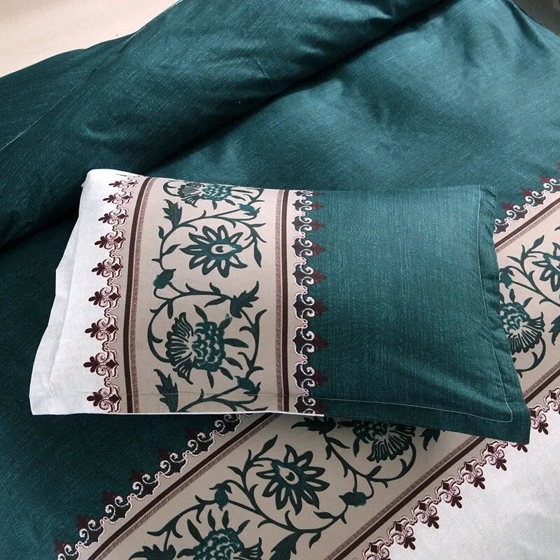 Bohemian Jade Lisbon Gallery Quilt / Doona / Duvet Cover set