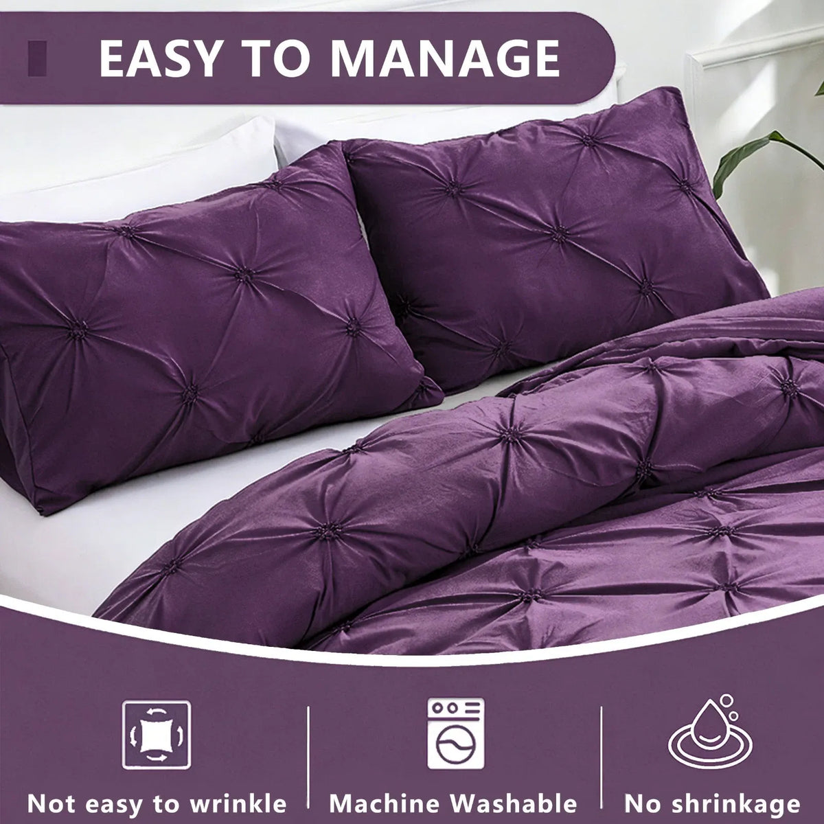 Purple Celeste Dream Quilt / Doona / Duvet Cover set