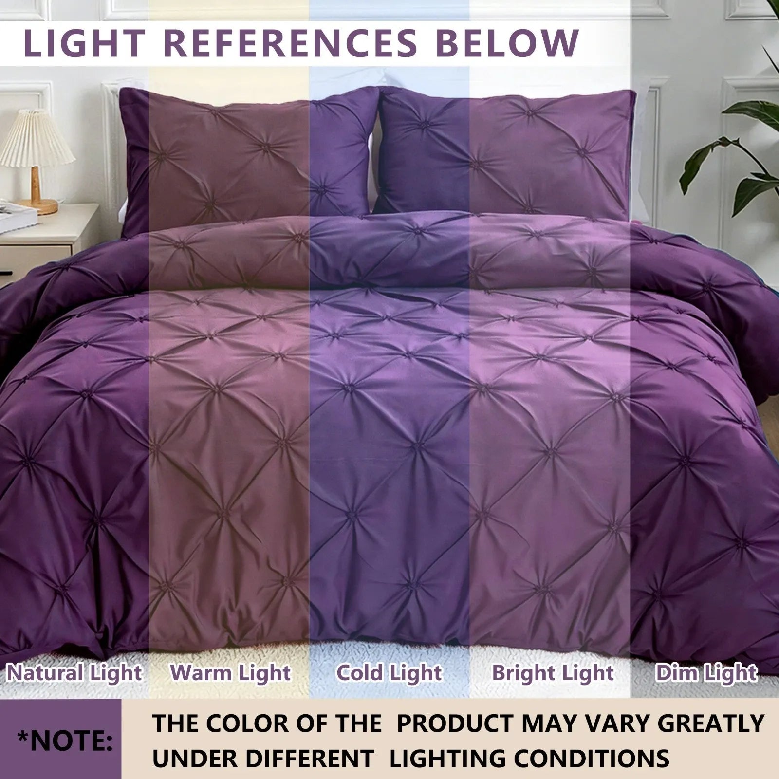 Purple Celeste Dream Quilt / Doona / Duvet Cover set