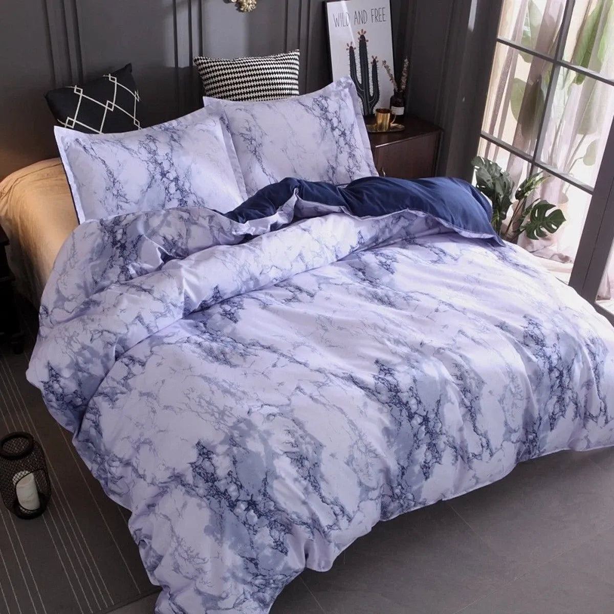 Marble Palermo Serenity Quilt / Doona / Duvet Cover set