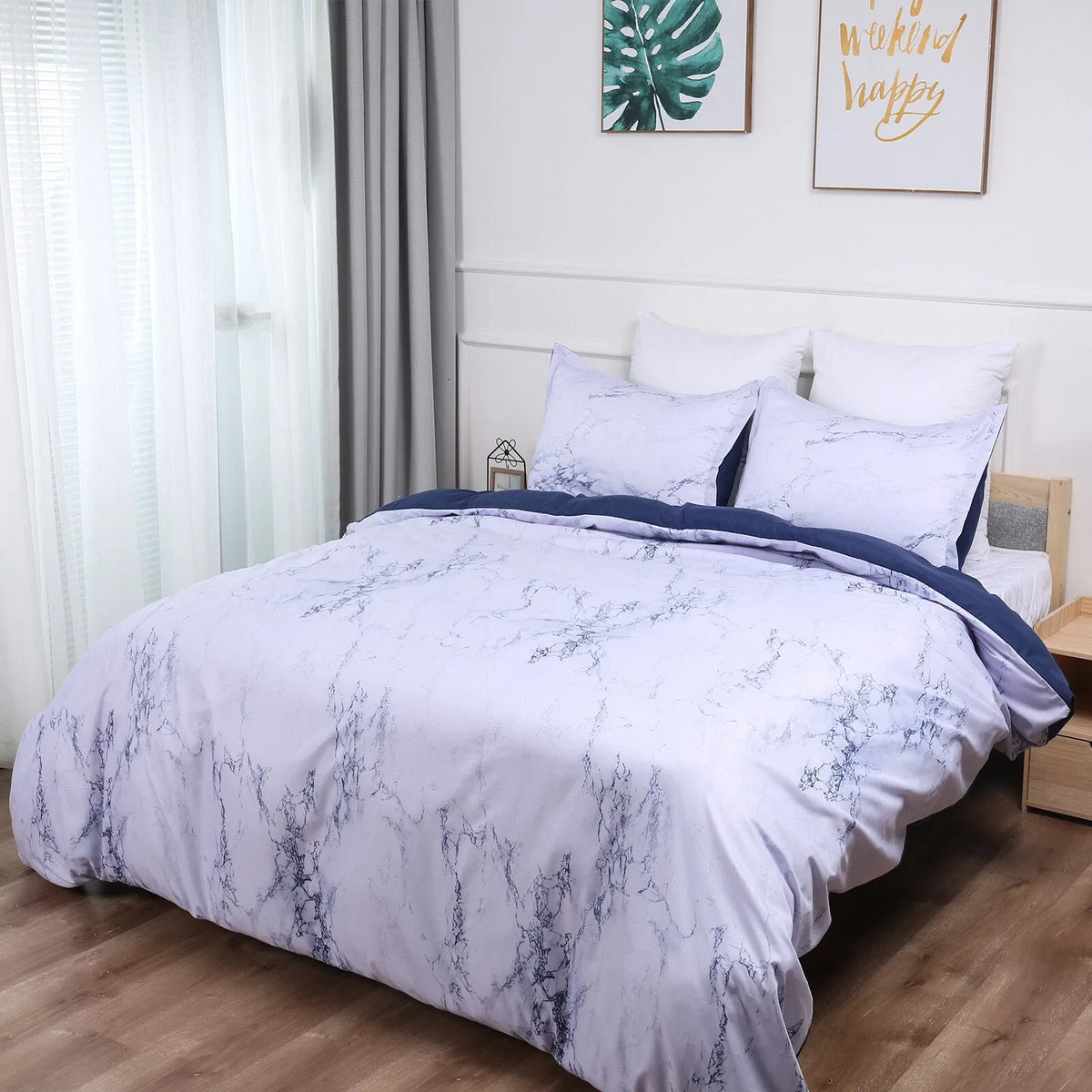 Marble Palermo Serenity Quilt / Doona / Duvet Cover set