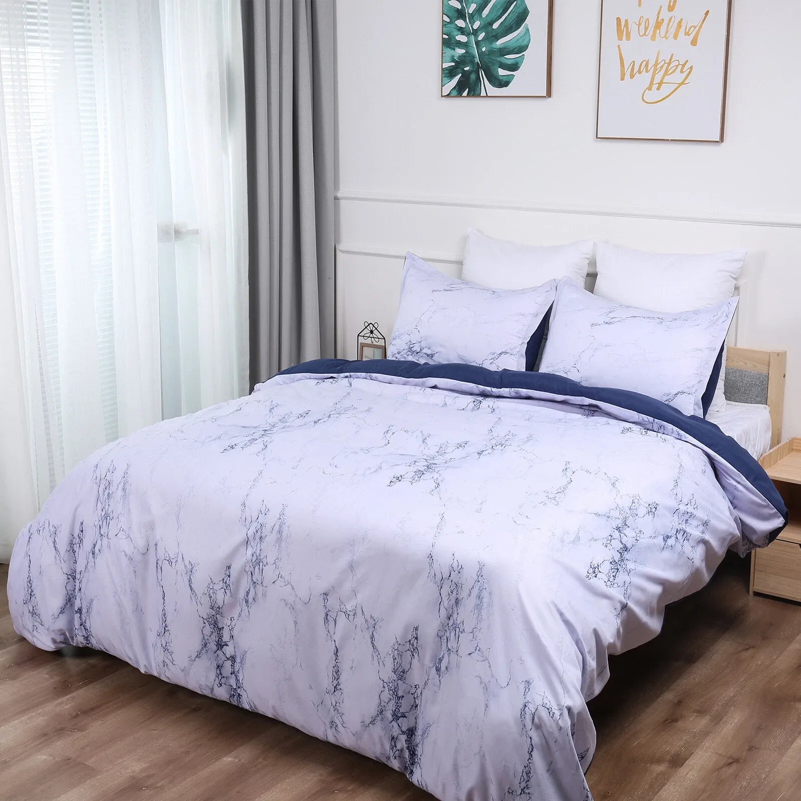 Marble Palermo Serenity Quilt / Doona / Duvet Cover set