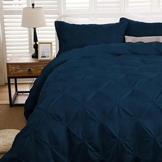 Blue Lombardy Ivy Quilt / Doona / Duvet Cover set
