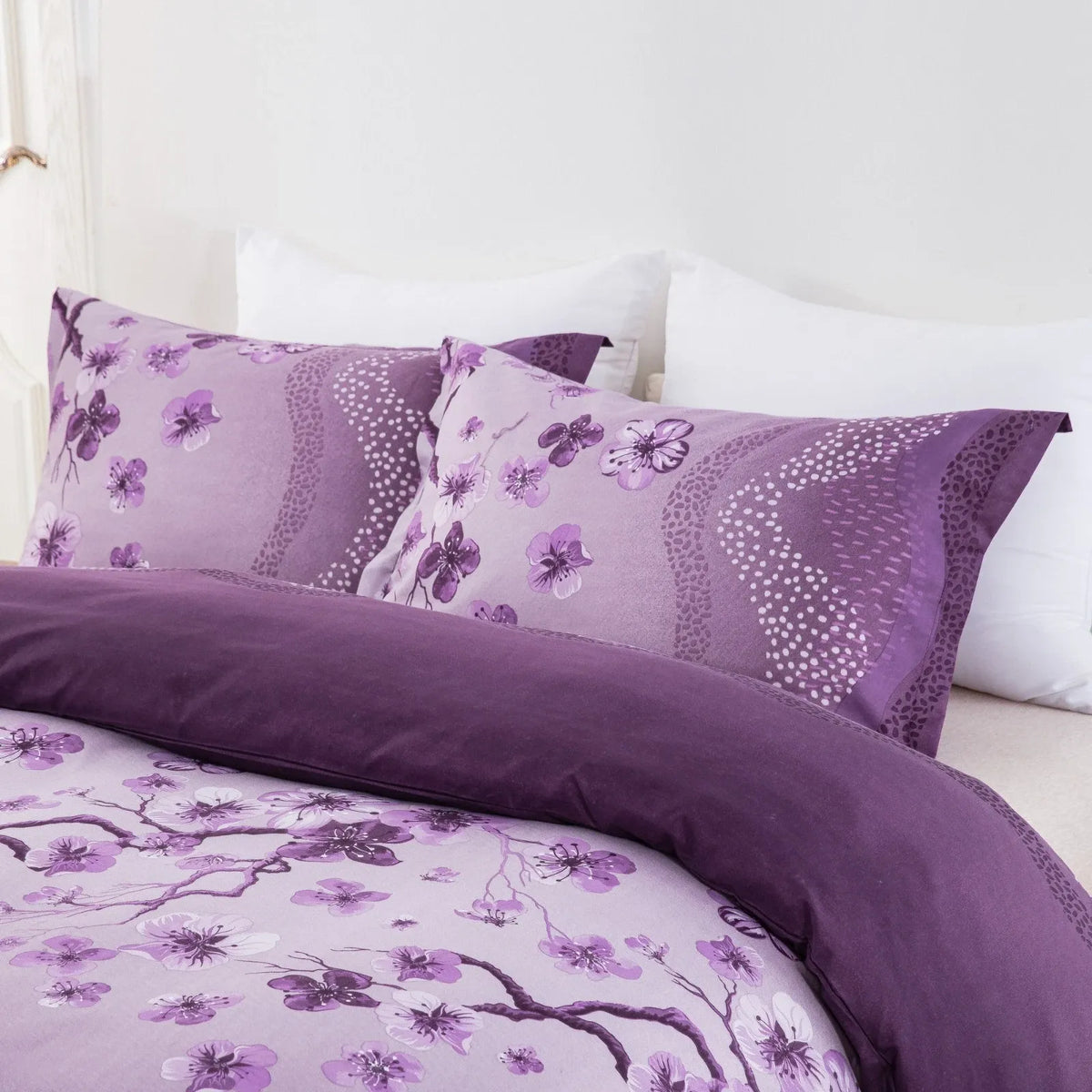 Stripe Chantilly Eden Quilt / Doona / Duvet Cover set