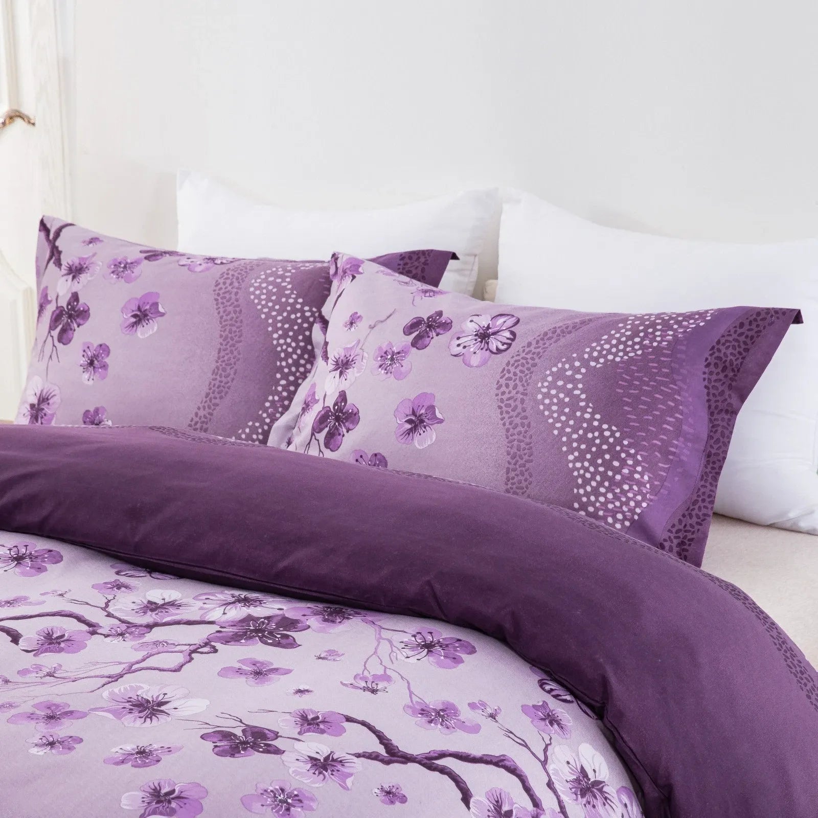 Stripe Chantilly Eden Quilt / Doona / Duvet Cover set
