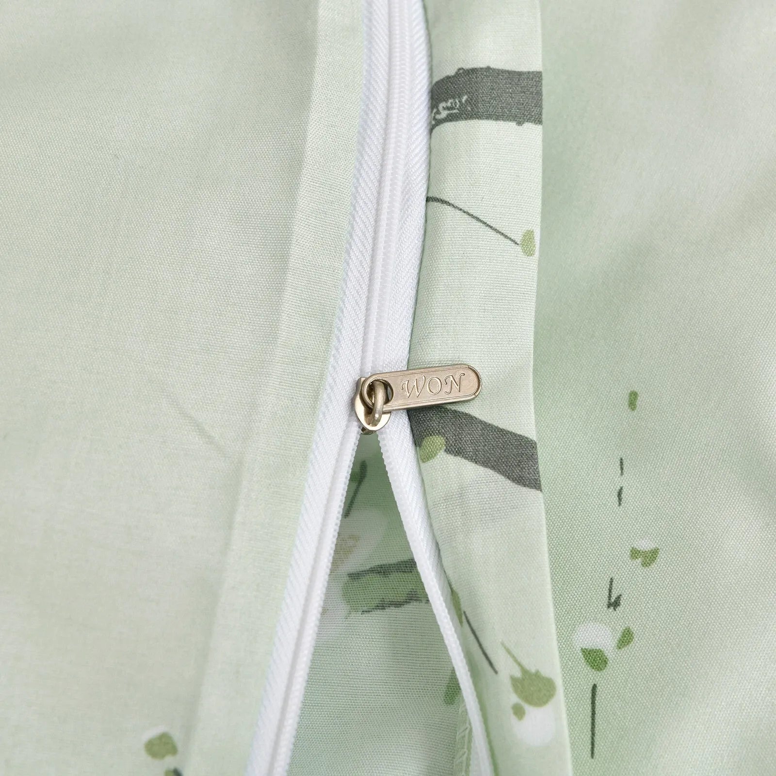 Green Alpine Botanical Quilt / Doona / Duvet Cover set
