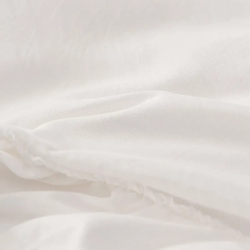 Multi Ruffled Celeste Charm Quilt / Doona / Duvet Cover set