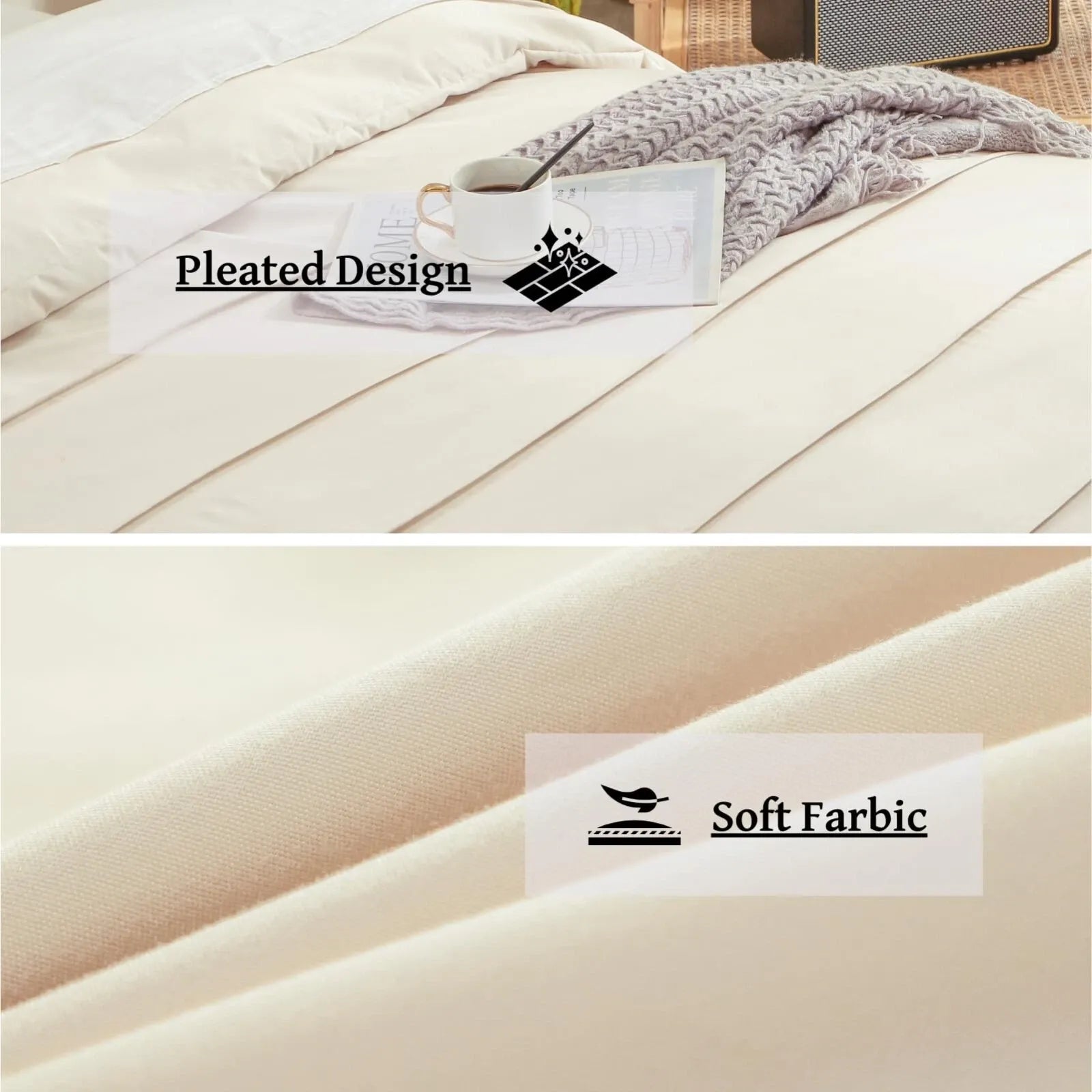Stripes Sylvie Heritage Quilt / Doona / Duvet Cover set