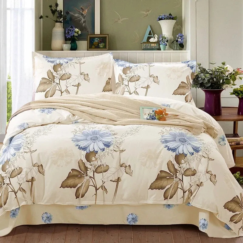 Stripe Lisbon Bloomscape Quilt / Doona / Duvet Cover set