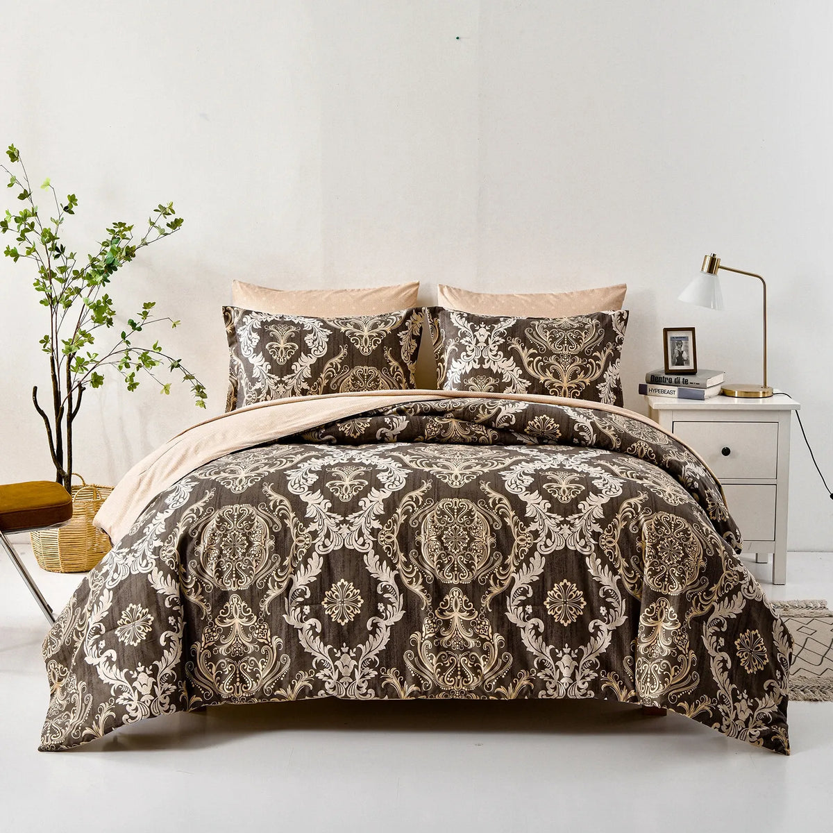 Damascus Aurelia Bloomscape Quilt / Doona / Duvet Cover set