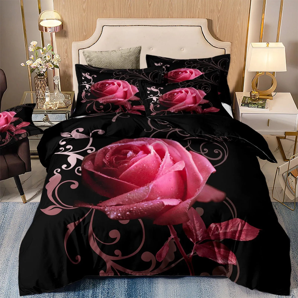 Bohemian Arabelle Botanical Quilt / Doona / Duvet Cover set