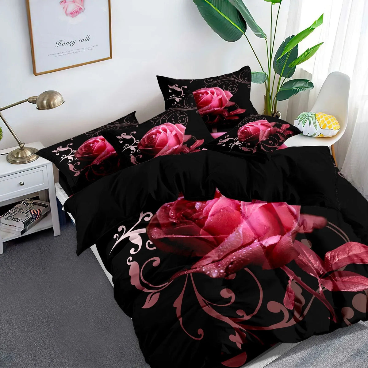 Bohemian Arabelle Botanical Quilt / Doona / Duvet Cover set
