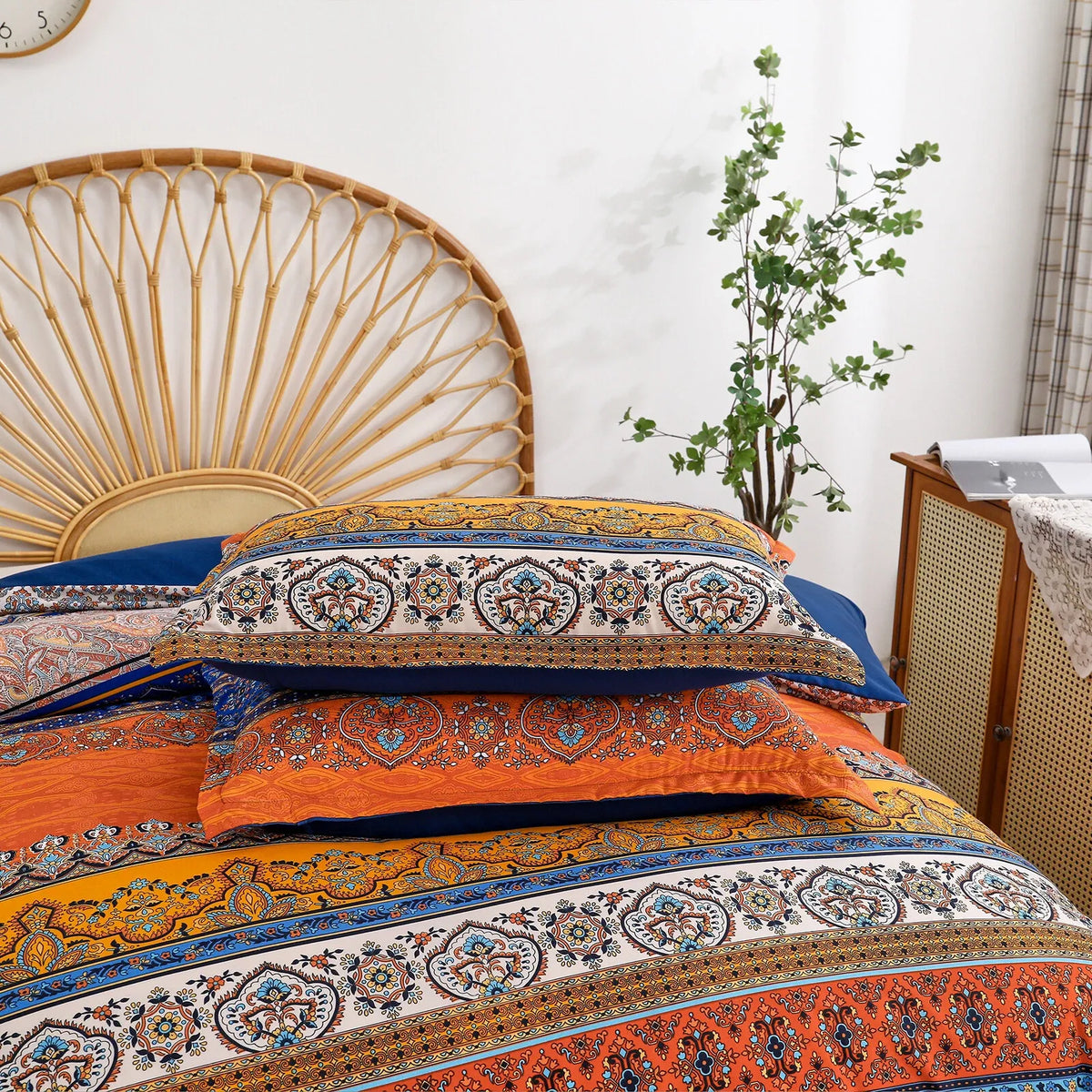 Stripe Aveline Marigold Quilt / Doona / Duvet Cover set