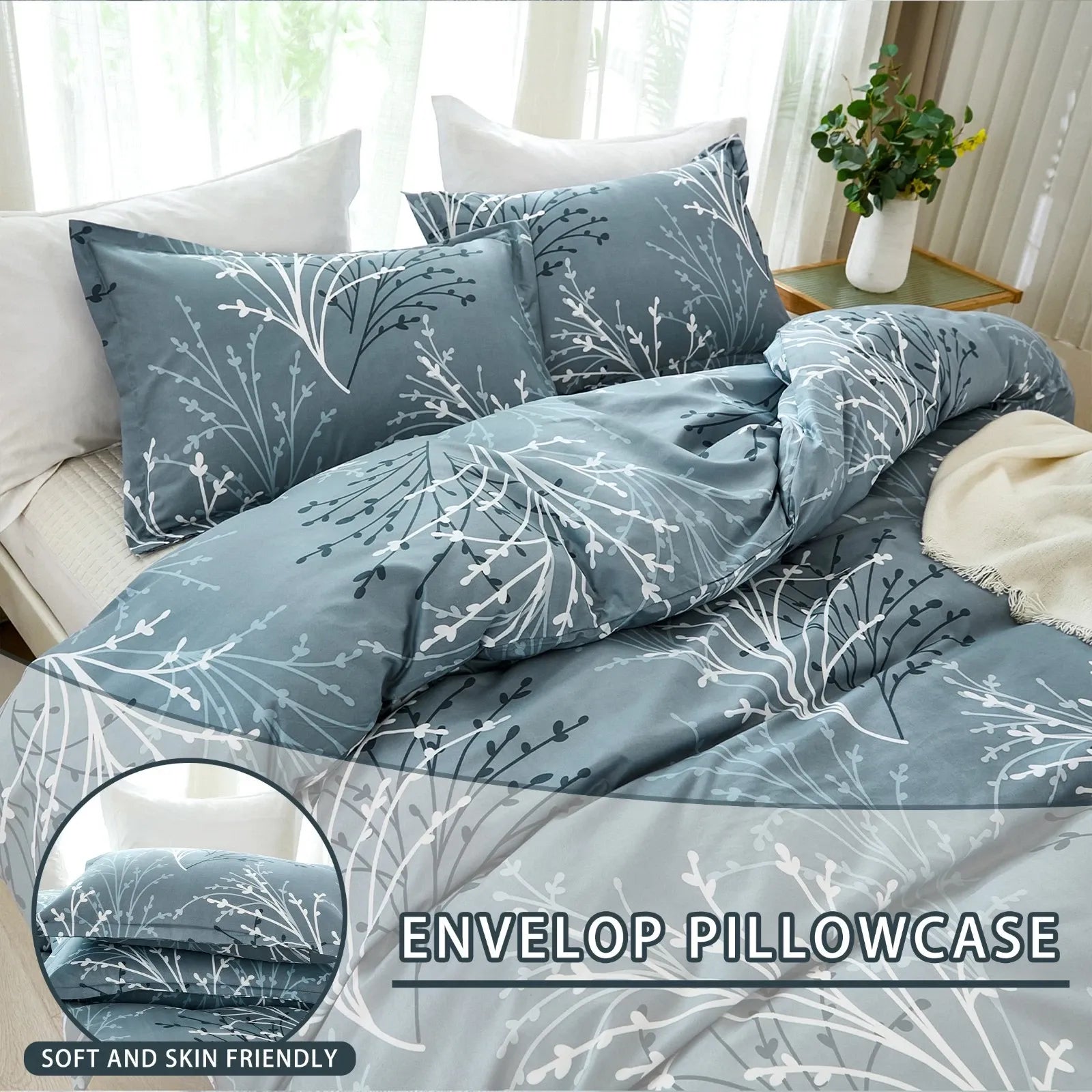 Bloom Sylvie Charm Quilt / Doona / Duvet Cover set