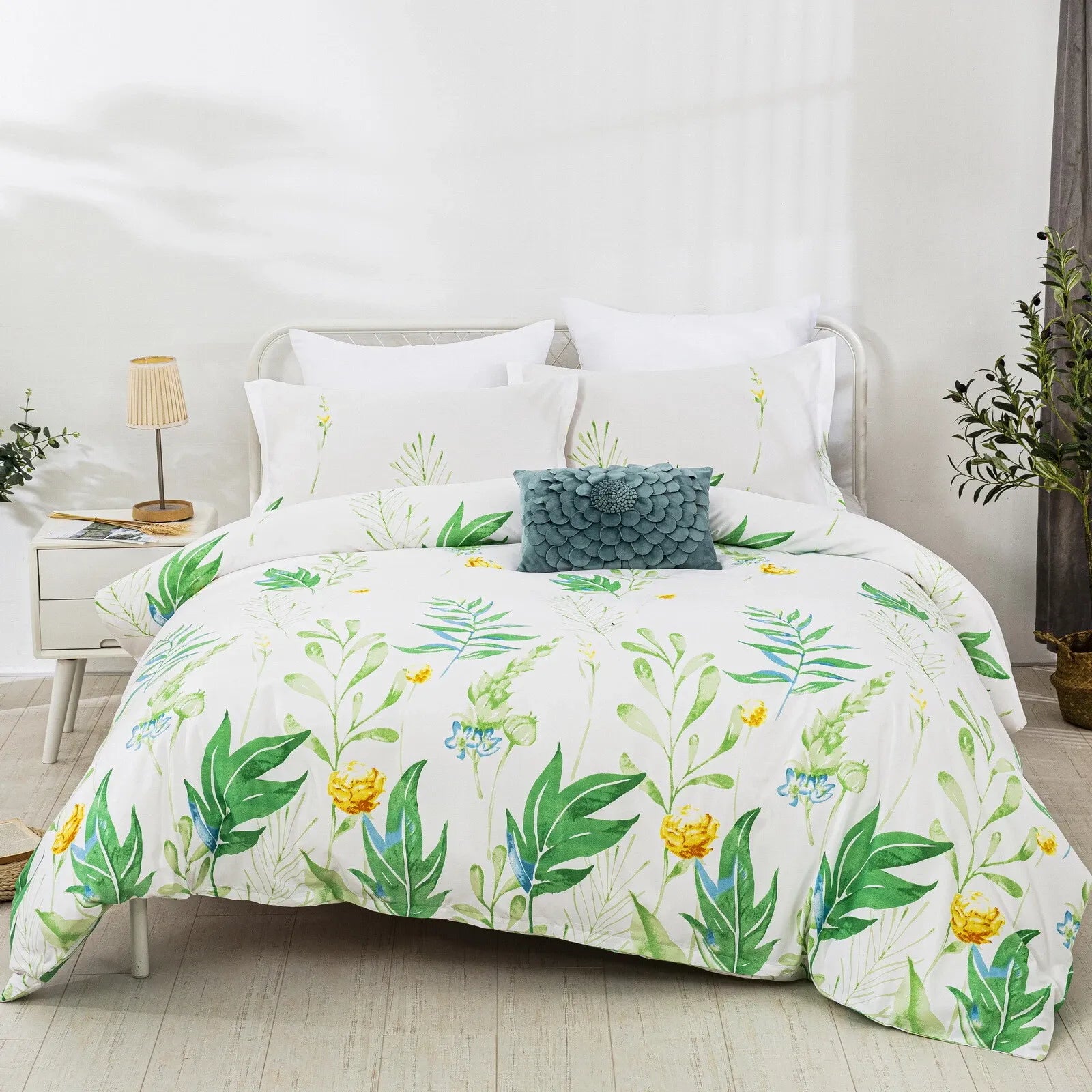 Leaf Rosaline Marigold Quilt / Doona / Duvet Cover set