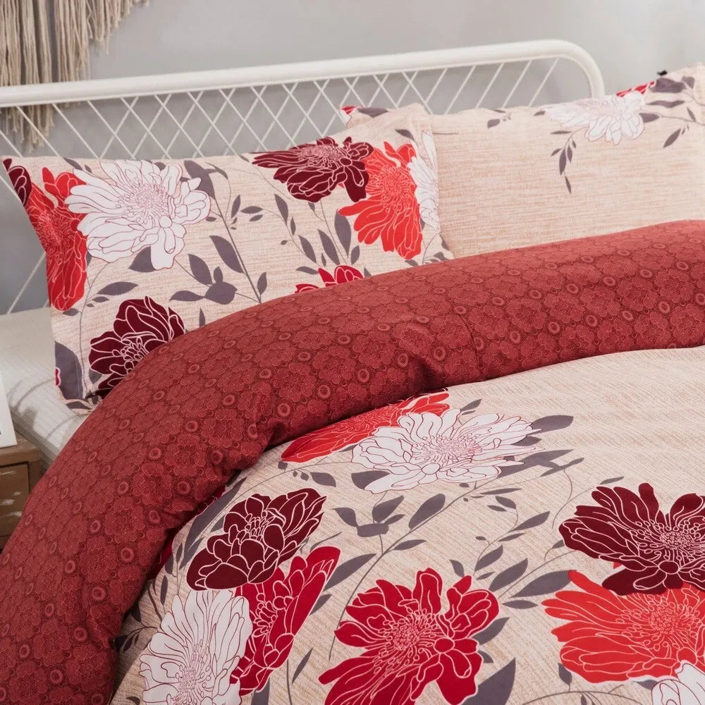 Butterfly Lombardy Botanical Quilt / Doona / Duvet Cover set