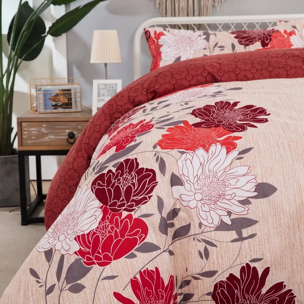 Butterfly Lombardy Botanical Quilt / Doona / Duvet Cover set