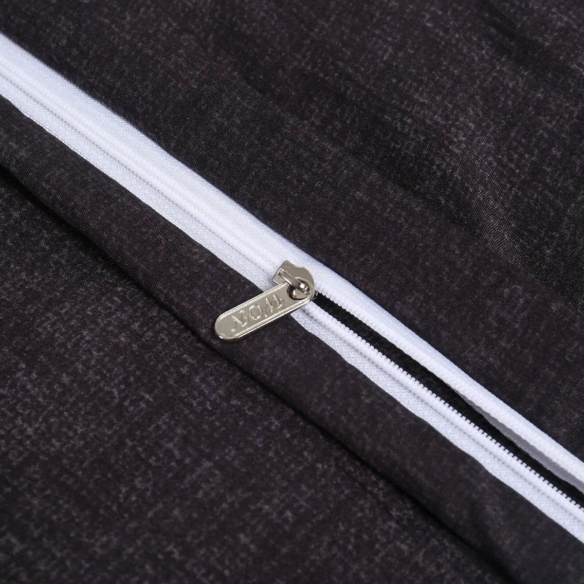 Gray Striped Cannes Gallery Quilt / Doona / Duvet Cover set