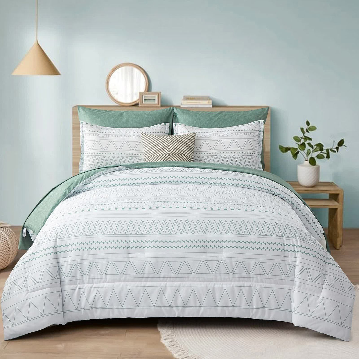 Boho Vibes Bedding Set – 3‑Piece Comforter &amp; Pillow Covers