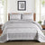 Striking Quilted coverlet and pillowcovers set: Make a Bold Impact