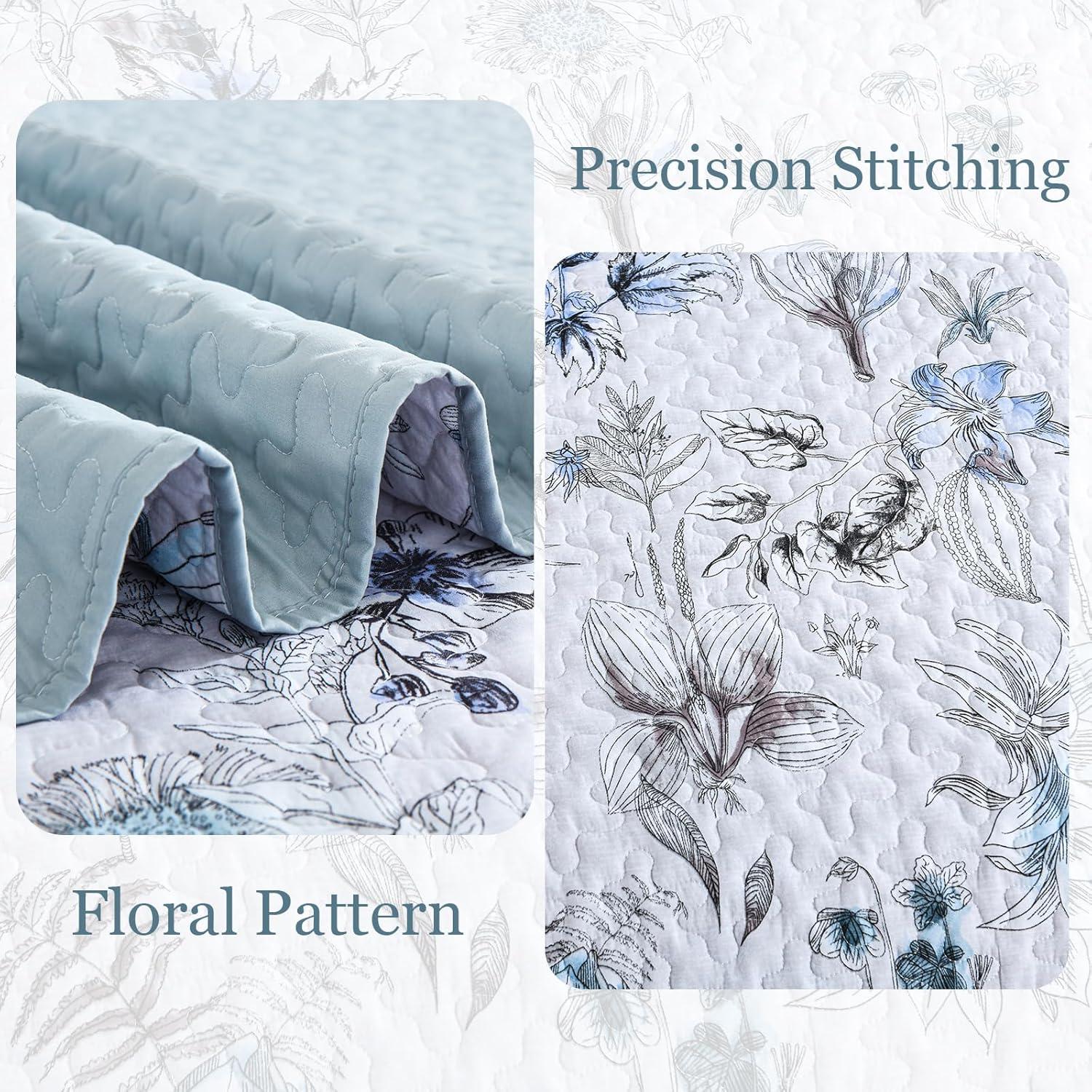 Yearning Quilted coverlet and pillowcovers set: For a Better Night's Sleep