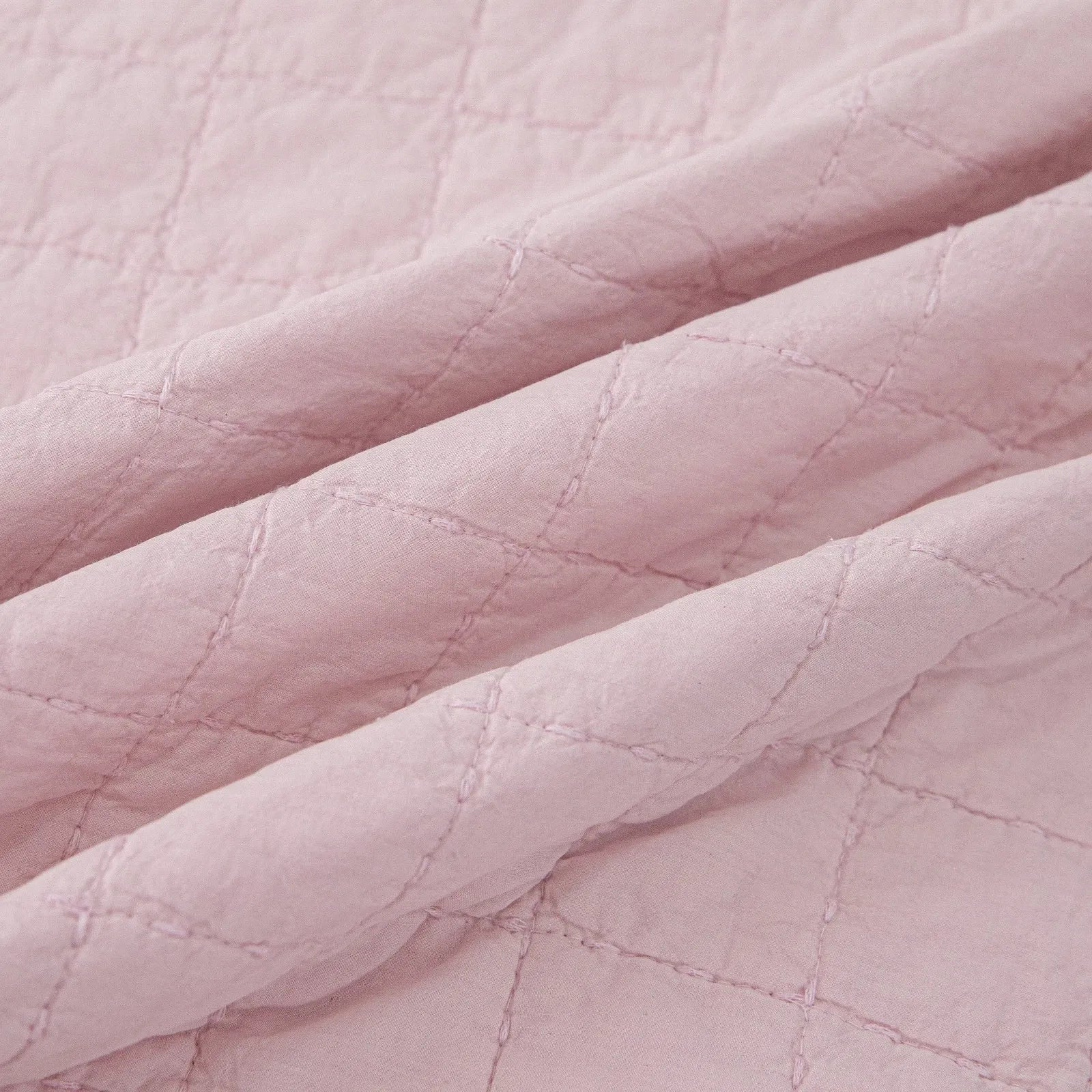 100% Cotton Embossed Pink Fringe Dream Coverlet Bedspread Set