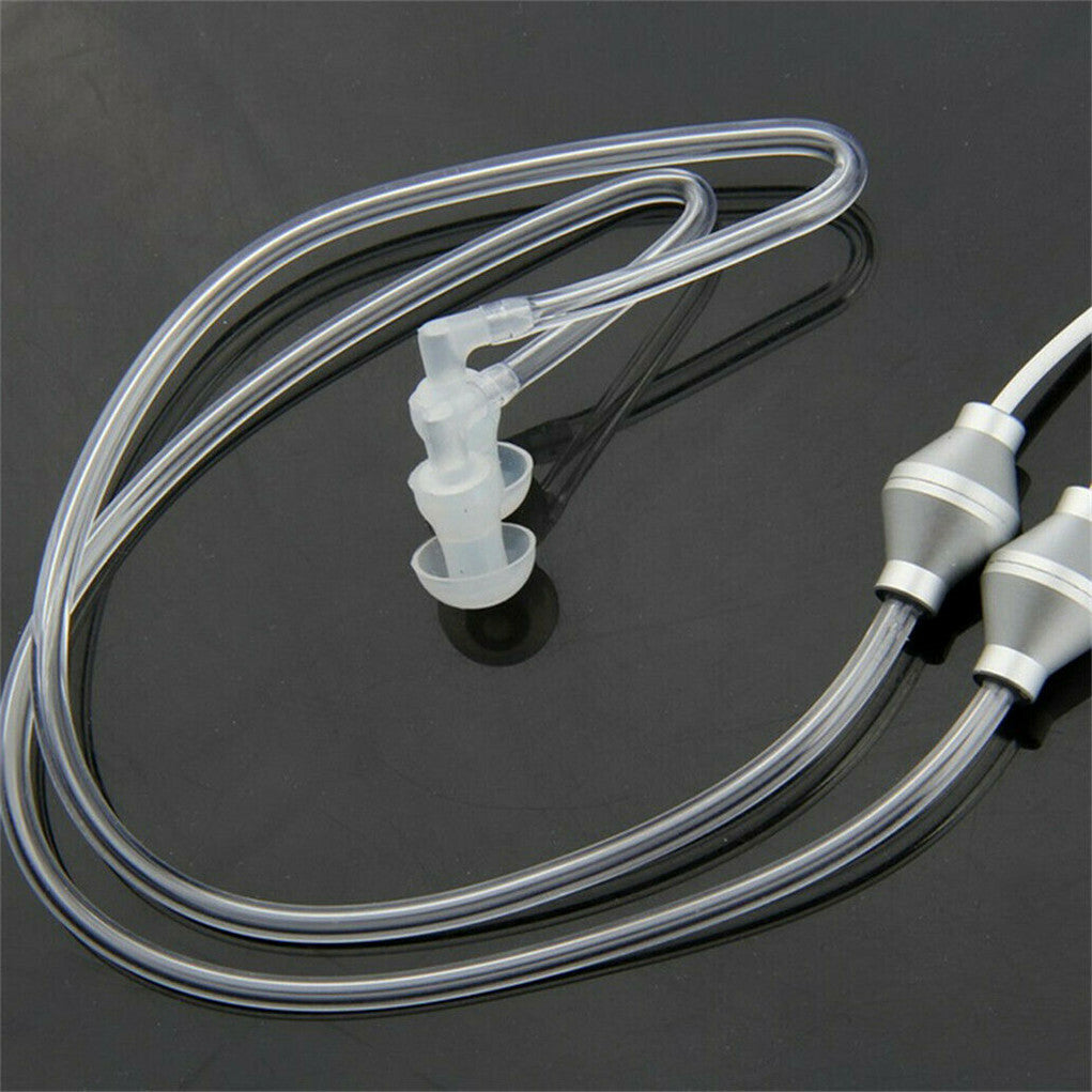 Anti-Radiation Air Tube Headset with Microphone Deep Bass Noise Cancelling Phone