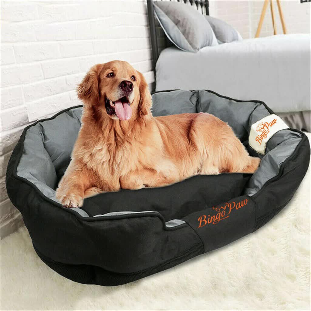 Thick Orthopedic Pet Bed Water-Resistant Cushion