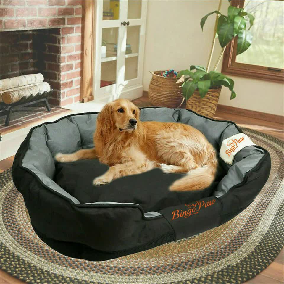 Thick Orthopedic Pet Bed Water-Resistant Cushion