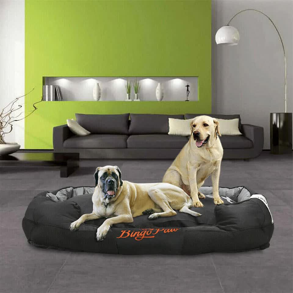 Thick Orthopedic Pet Bed Water-Resistant Cushion