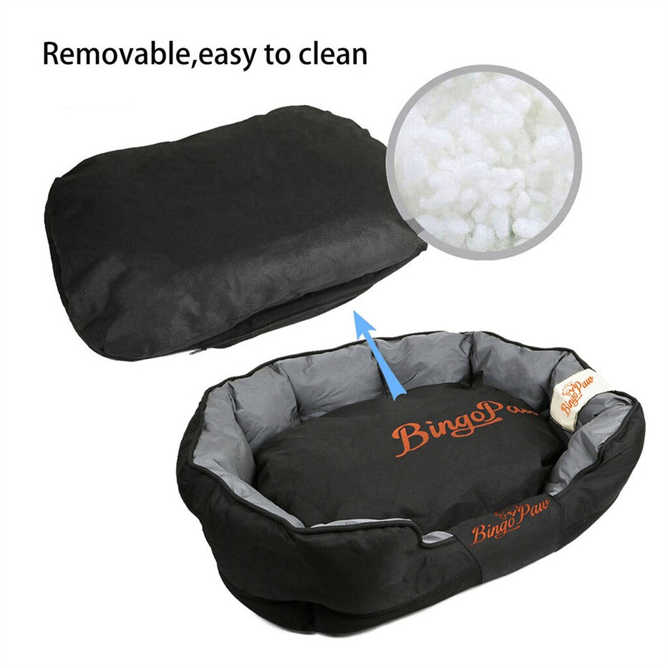 Thick Orthopedic Pet Bed Water-Resistant Cushion