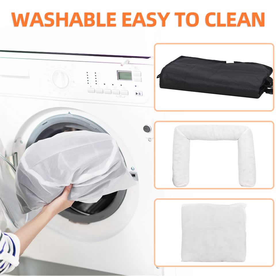 Waterproof Dog Car Seat Bed with Safety Belt