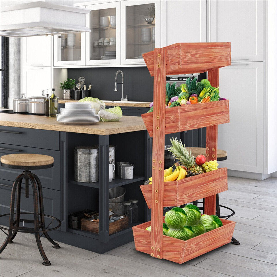 Fin Xxl Super Durable Elevated Planter Freestanding Rotatable Planter Box Garden Bed