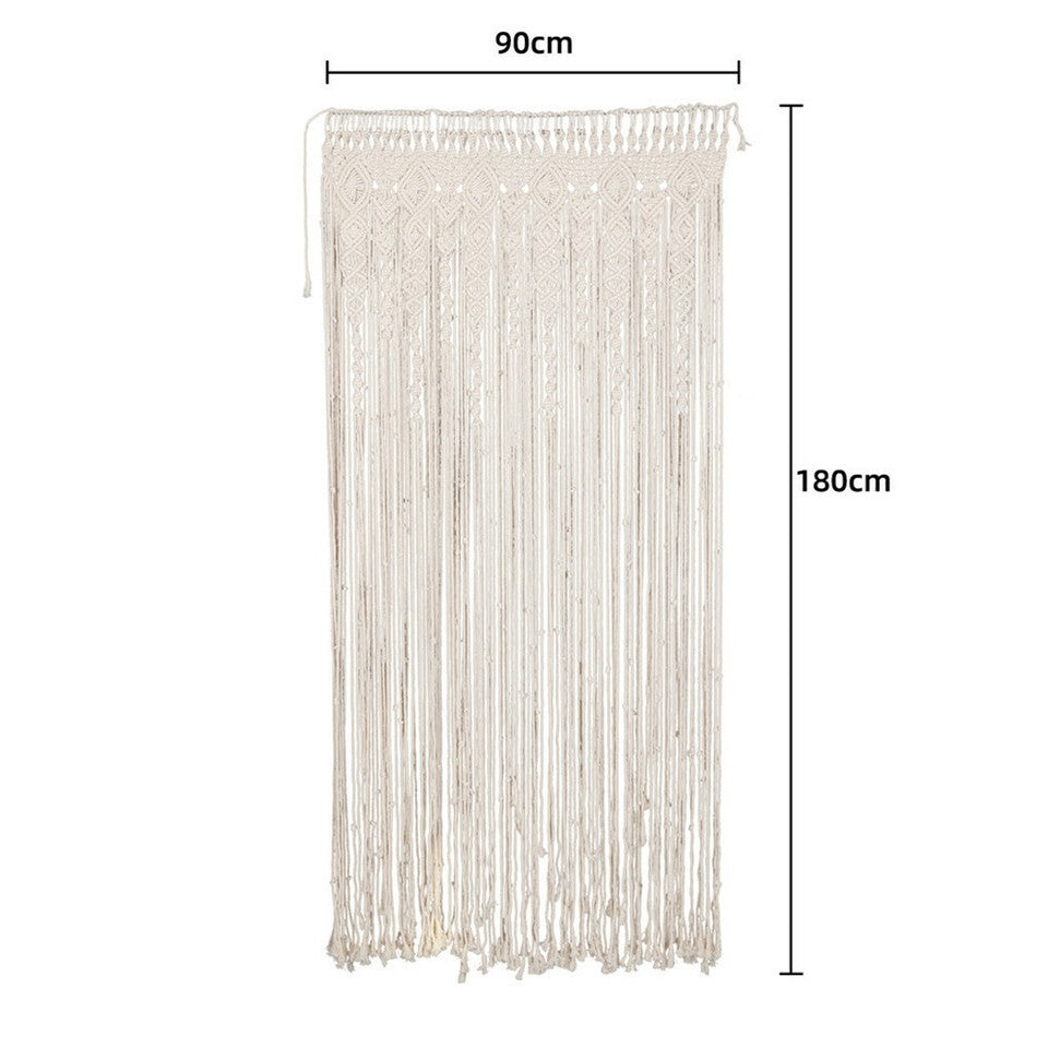 Boho Chic Macrame Tapestry Wedding Backdrop Arch Door Window Hanging Curtains