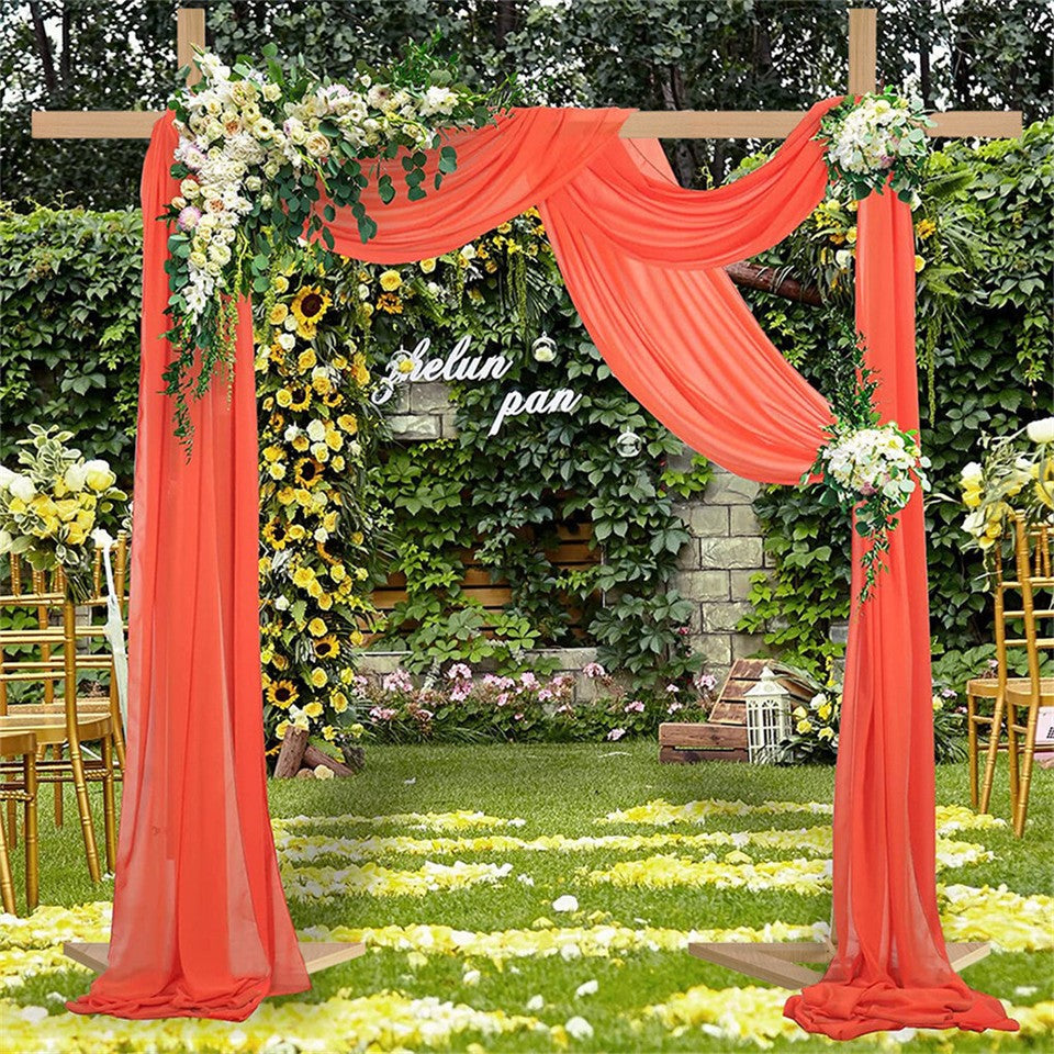 Heavy Duty Square Wedding Arch Wooden Backdrop Stand Balloon Floral Arch Frame