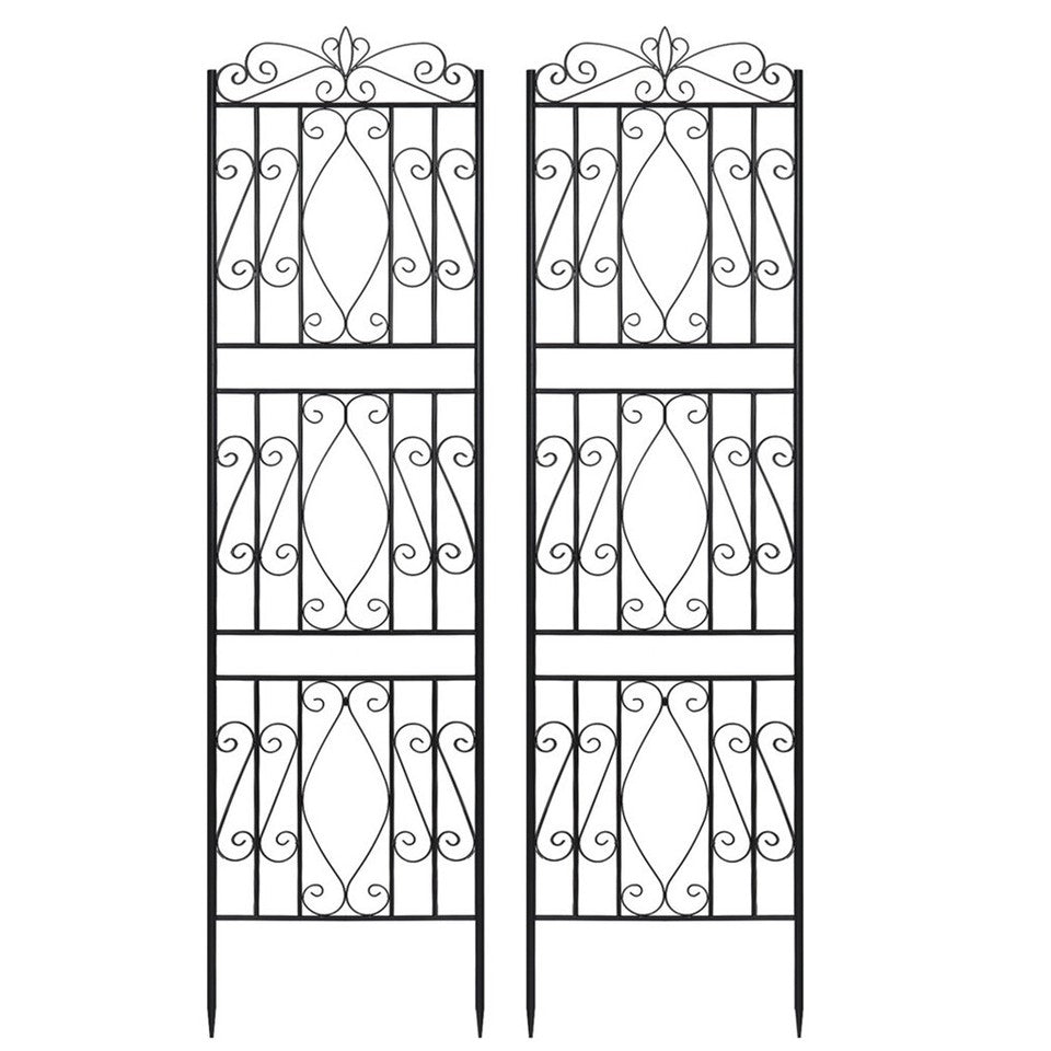 Large Metal Garden Trellis for Outdoor Yard &amp; Patio