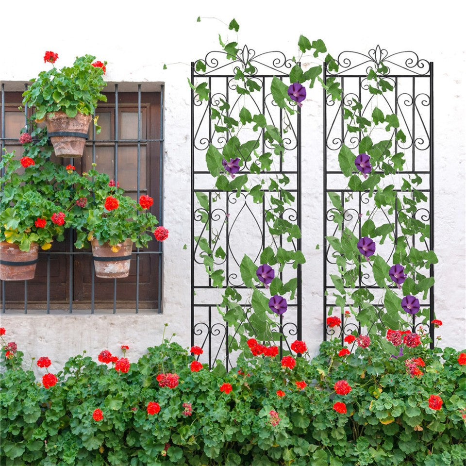 Large Metal Garden Trellis for Outdoor Yard & Patio