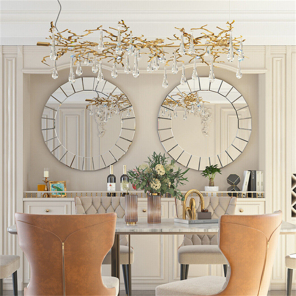 Ultra-modern Round Accent Mirror Venetian Ornate Mirror Decorative Wall Mirror