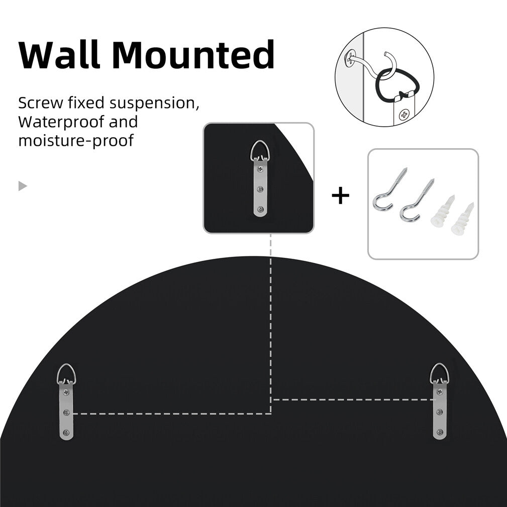 Radiant Sunburst Mirror: Elegant Wall Mounted Decor for Your Living Space
