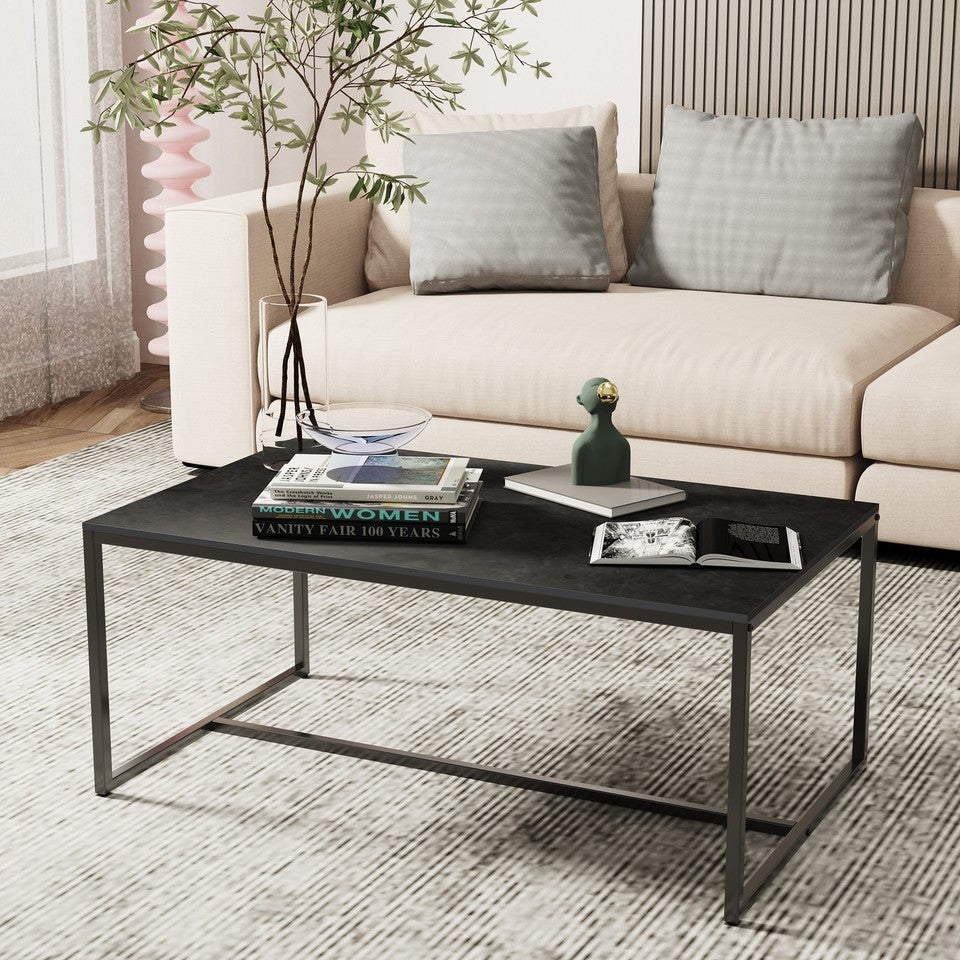 Elegant Heavy Duty Stone Coffee & Side Table