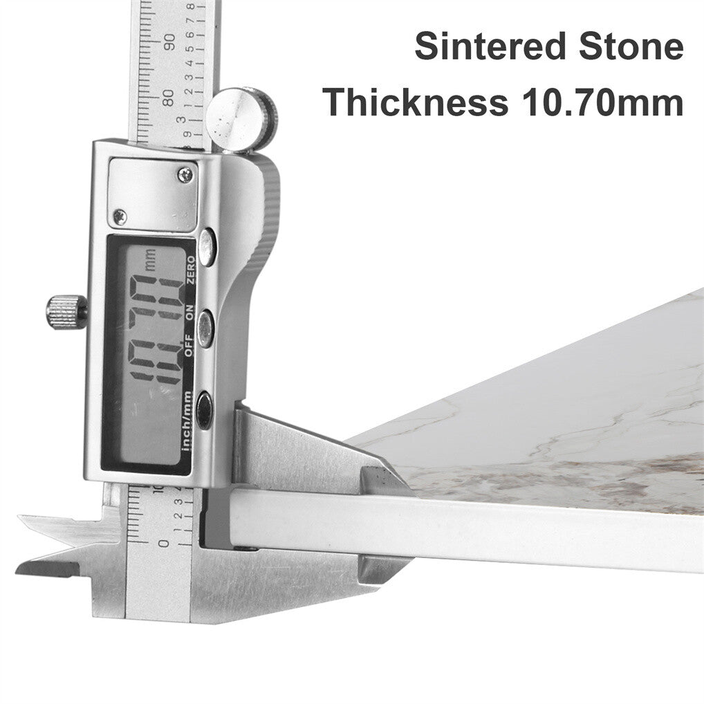 Noble and Elegant Sintered Stone Console Table Hallway Table with Strong Metal Frame