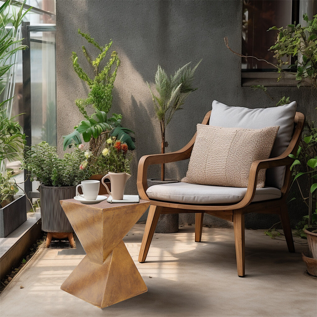 Twist Table Teak Root Shape Stool Pedestal Coffee Table