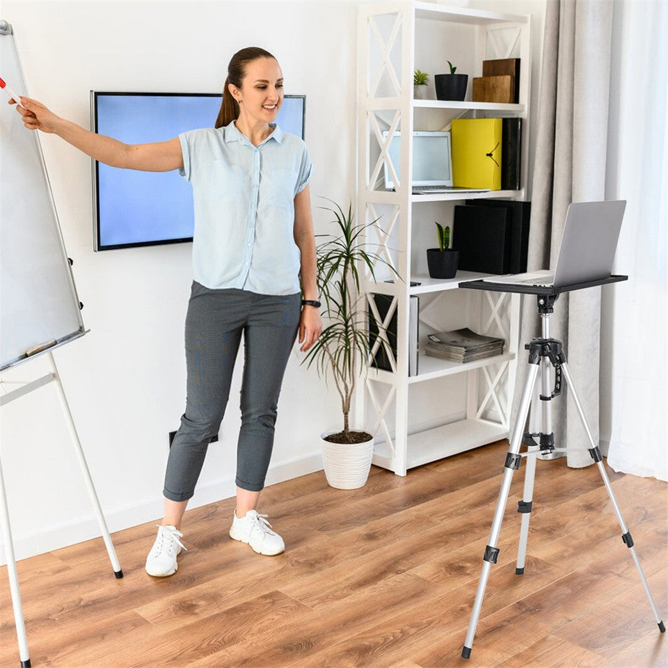 Universal Projector Tripod Laptop Floor Stand DJ Equipment Holder with Plate