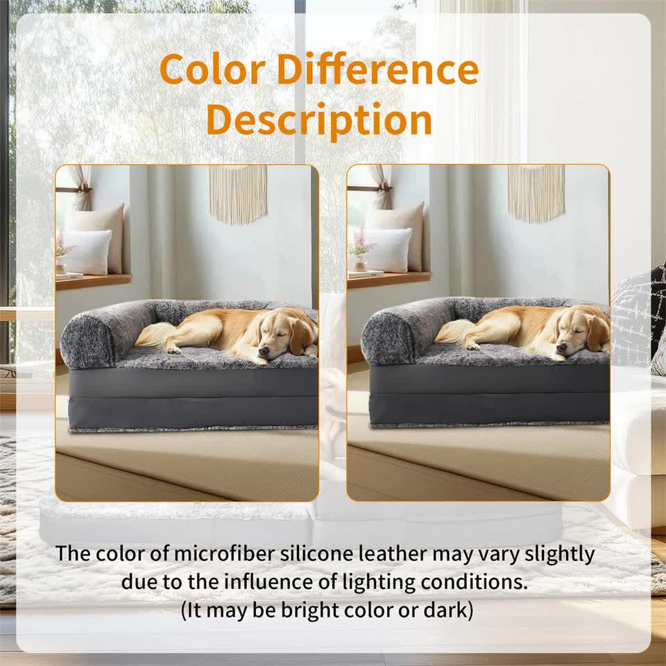 XL Human Sized Dog Bed Foldable Orthopedic Pet Dog Sofa Couch Comfy Big Bean Bed