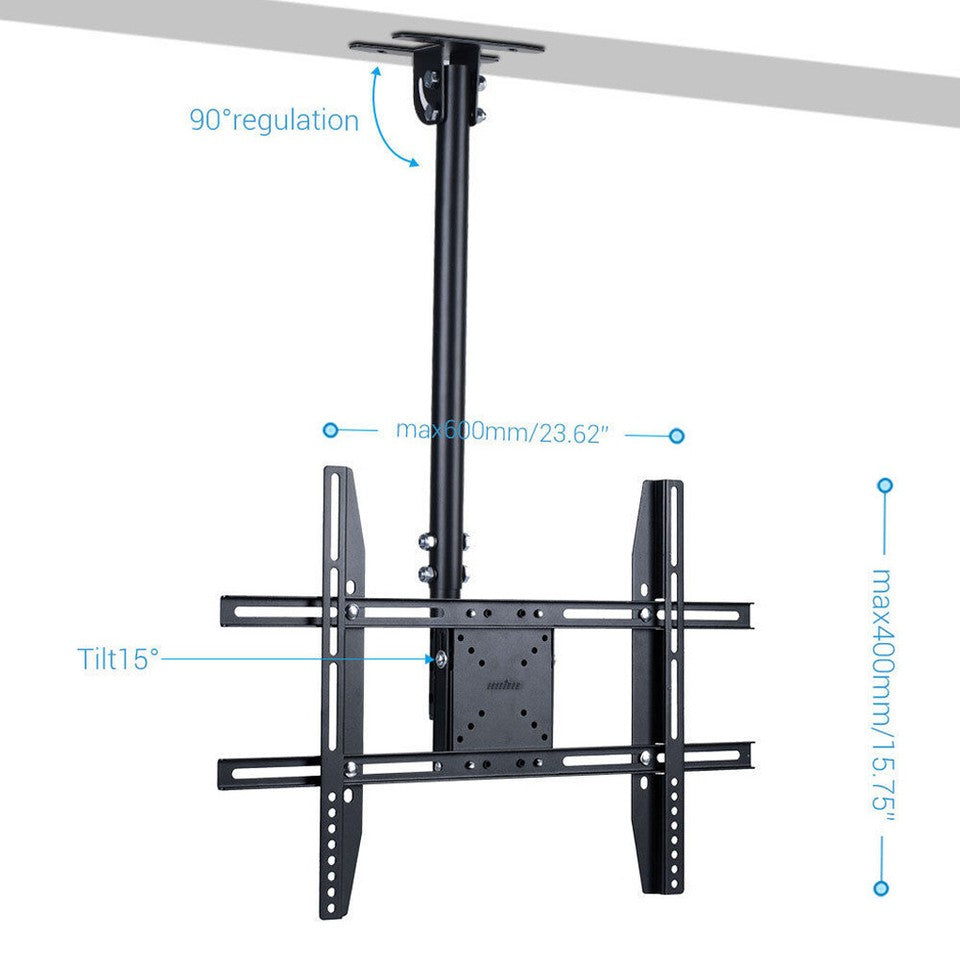 Ceiling Wall Mount TV Bracket 30- 65" with Tilt Feature & 180 Rotate For Samsung