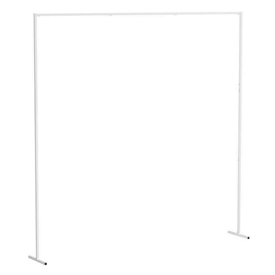 3x3M Square Wedding Arch Stand Metal Wedding Backdrop Decor White Flower Stand